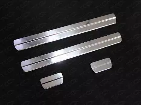 Накладки на пороги TCC NISQASHSPB15-01 Nissan Qashqai 2019-2020