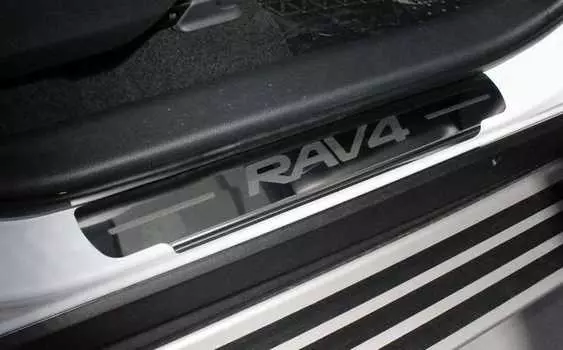 Накладки на пороги TCC TOYRAV19-07 Toyota RAV4 2019-