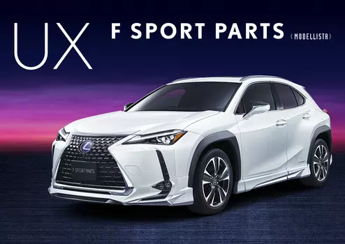 Обвес F SPORT modellista, накладки на бампера и на пороги для Lexus UX 2018 +