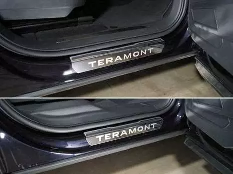 Накладки на пороги TCC VWTER18-06 Volkswagen Teramont 2018-
