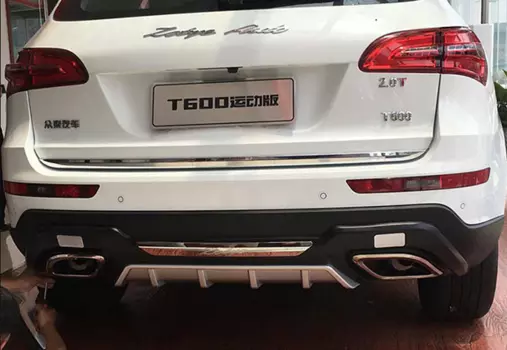 Обвес, накладки на бампера Sun God car для Zotye Coupa (Zotye T600 coupe) 2017 - 2019