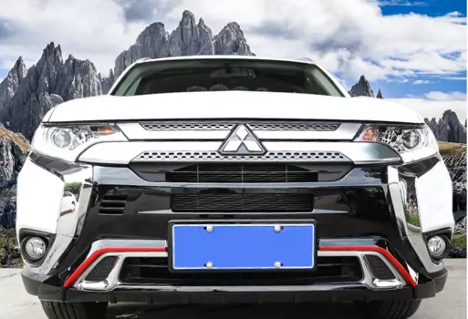 Обвес, накладки на бампера Tuning Style для Mitsubishi Outlander 3 2019 +