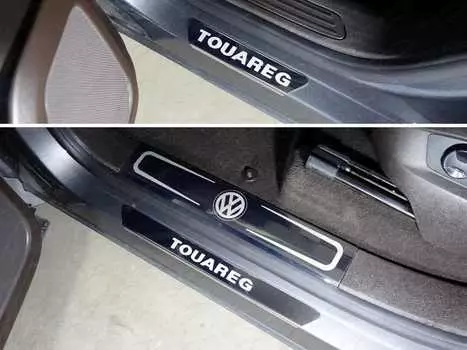 Накладки на пороги внутренние и внешние TCC VWTOUAR14-24 Volkswagen Touareg 2018