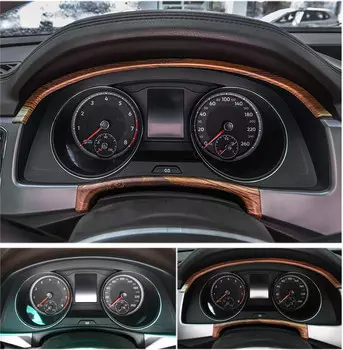 Накладки на спидометр (цвет под дерево)для Volkswagen Teramont 2017 -