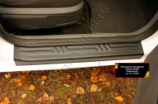 Накладки на внутренние пороги дверей Русская Артель Ford Focus II 2008-2010