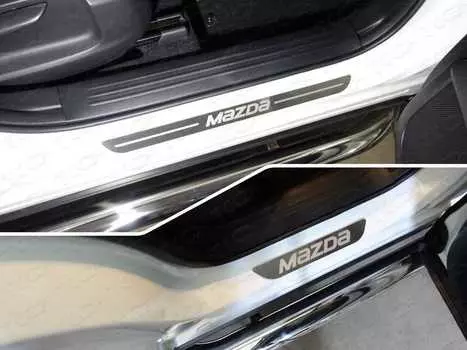 Накладки на пороги TCC MAZCX517-06 Mazda CX-5 2017-