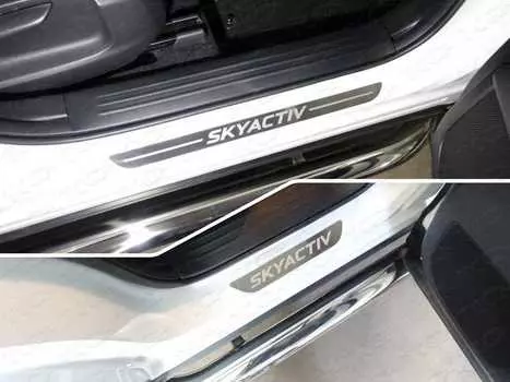 Накладки на пороги TCC MAZCX517-08 Mazda CX-5 2017-