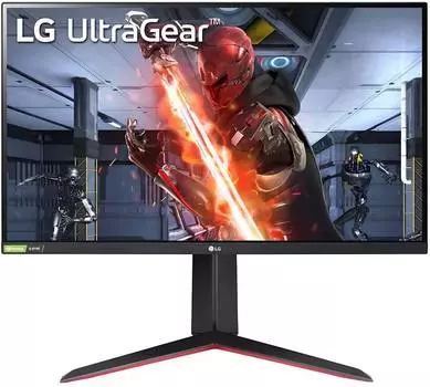 Монитор 27" LG UltraGear 27GN650-B, 1920х1080, 144 Гц, IPS, черный/красный (27gn650-b.aruz)