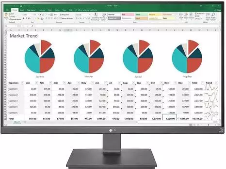 Монитор 27" LG UltraWide 27UK670-B, 3840х2160, 75 Гц, IPS, черный (27uk670-b.aeu)