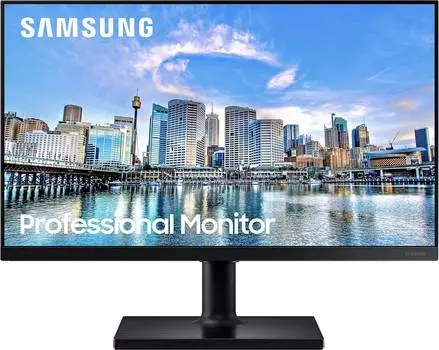 Монитор 27" Samsung LF27T450FQRXEN, 1920х1080, 75 Гц, IPS, черный