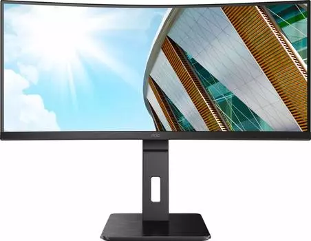 Монитор 34" AOC Pro CU34P2A, 3440х1440, 100 Гц, VA, черный