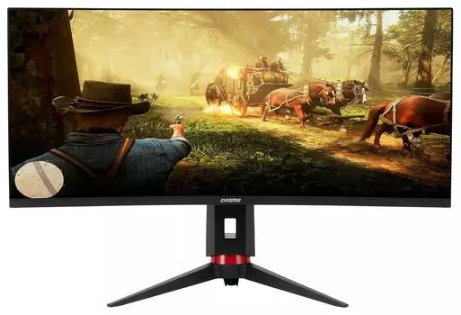 Монитор 34" Digma Gaming DM-MONG3410, 3440х1440, 165 Гц, черный