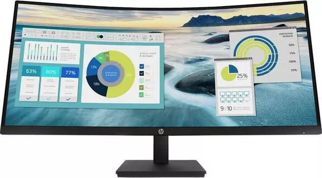 Монитор 34" HP P34hc G4, 3440х1440, 100 Гц, VA, черный (21y56aa)