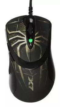 Мышь A4Tech Oscar Editor XL-747H, коричневый/рисунок (xl-747h (brown spider))
