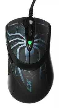 Мышь A4Tech Oscar Editor XL-747H, рисунок/голубой (xl-747h (blue spider))