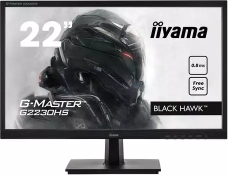 Монитор 21.5" Iiyama G-Master G2230HS-B1, 1920х1080, 75 Гц, TN, черный