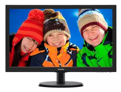 Монитор 21.5" Philips 223V5LSB (00/01), 1920х1080, TN+FILM, черный (223v5lsb)