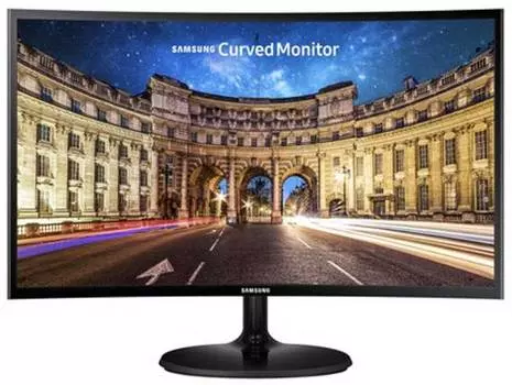 Монитор 23.5" Samsung C24F390FHR, 1920х1080, 60 Гц, VA, черный (lc24f390fhrxen)