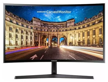 Монитор 23.5" Samsung C24F396FHI, 1920х1080, 72 Гц, VA, черный (lc24f396fhixci)