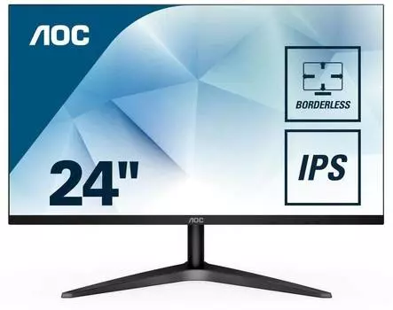 Монитор 23.6" AOC Value Line 24B1H(00/01), 1920х1080, 60 Гц, MVA, черный (24b1h)