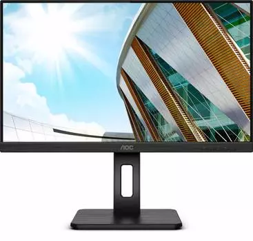 Монитор 23.8" AOC Pro 24P2C, 1920х1080, 75 Гц, IPS, черный