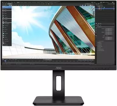 Монитор 23.8" AOC Pro Q24P2Q, 2560х1440, 75 Гц, IPS, черный