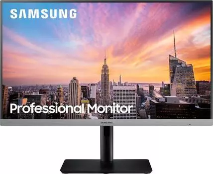 Монитор 23.8" Samsung S24R650FD, 1920х1080, 75 Гц, IPS, темно-серый (ls24r650fduxen)