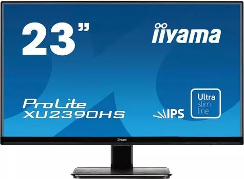 Монитор 23" Iiyama ProLite XU2390HS-B1, 1920х1080, 65 Гц, AH-IPS, черный