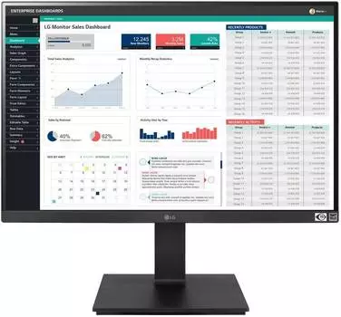Монитор 24" LG 24BQ55WY-B, 1920х1200, 60 Гц, IPS, черный (24bq55wy-b,aeu)