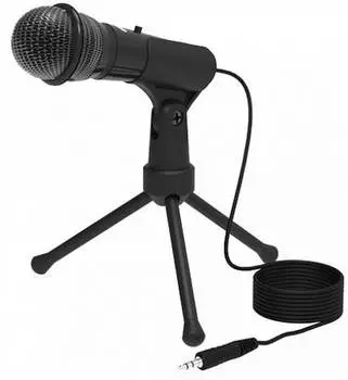 Микрофон Ritmix RDM-120 черный (15120024) (плохая упаковка)