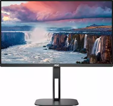 Монитор 27" AOC Q27V5C/BK, 2560х1440, 75 Гц, IPS, черный