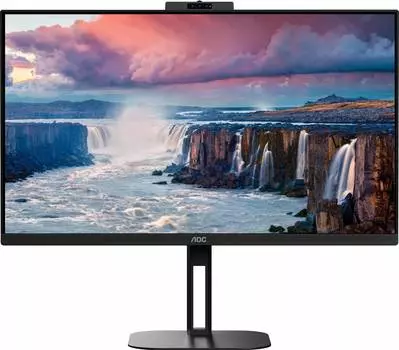 Монитор 27" AOC Q27V5CW/BK, 2560х1440, 75 Гц, IPS, черный