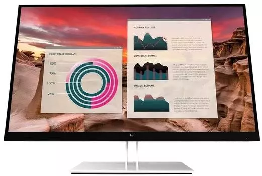 Монитор 27" HP E27u G4, 2560х1440, 60 Гц, IPS, черный (189t3as)