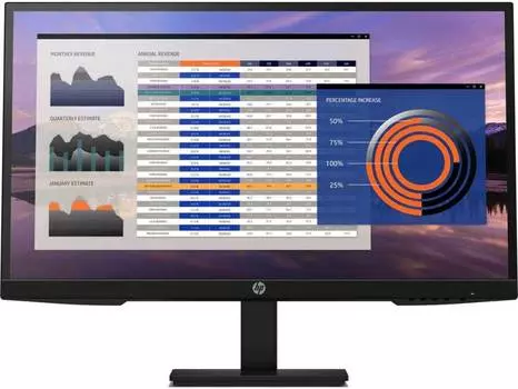 Монитор 27" HP P27h G4, 1920х1080, IPS, черный (7vh95aa)