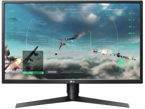 Монитор 27" LG 27GK750F-B, 1920х1080, 240 Гц, TN, черный/красный