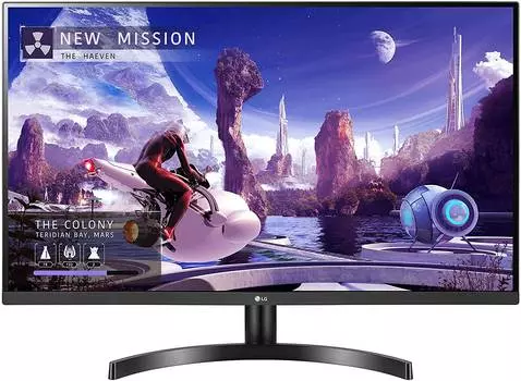 Монитор 27" LG 27QN600-B, 2560х1440, 75 Гц, IPS, черный (27qn600-b.aruz)