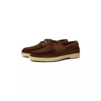 Замшевые топсайдеры Santoni