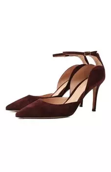 Замшевые туфли Hayette 85 Gianvito Rossi