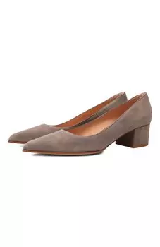Замшевые туфли Piper 45 Gianvito Rossi