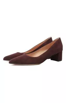 Замшевые туфли Piper 45 Gianvito Rossi
