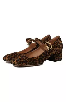 Замшевые туфли Ribbon Gianvito Rossi
