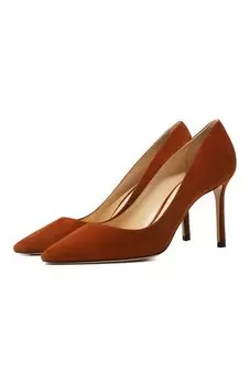 Замшевые туфли Romy 85 Jimmy Choo