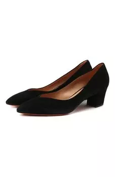 Замшевые туфли Santoni