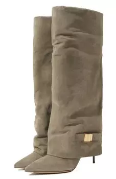 Замшевые сапоги Uma 75 Balmain