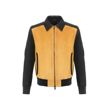 Замшевый бомбер Brioni