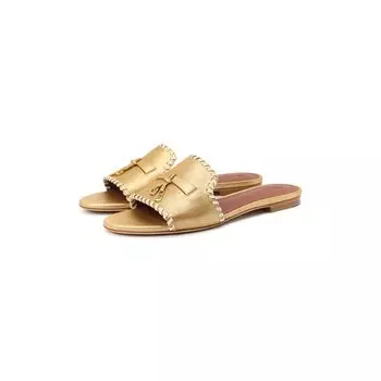 Замшевые шлепанцы Jovis Charms Loro Piana