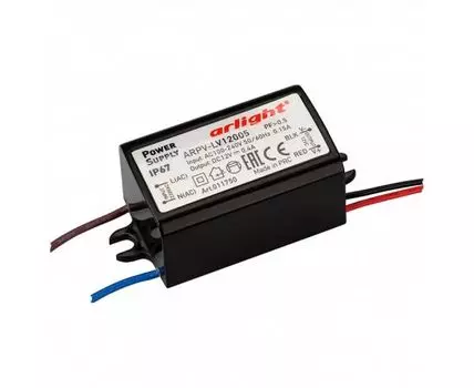 Блок питания Arlight ARPV-LV12005 (12V, 0.4A, 5W)