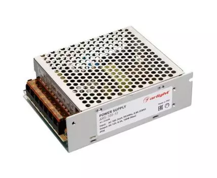 Блок питания ARS-100-12 (12V, 8.3A, 100W)