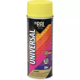 Эмаль аэрозольная INRAL Universal Желтая RAL1018 400 мл 26-7-6-039