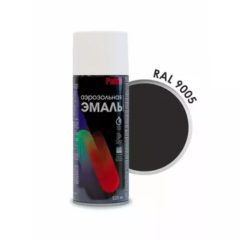 Эмаль аэрозольная Palizh Черный 520 мл
